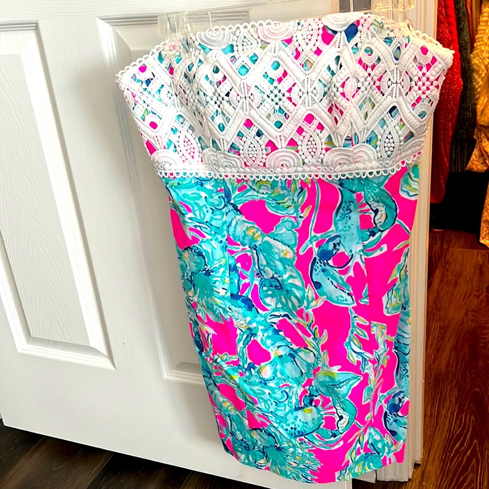 Worn Once, Lily strapless dress